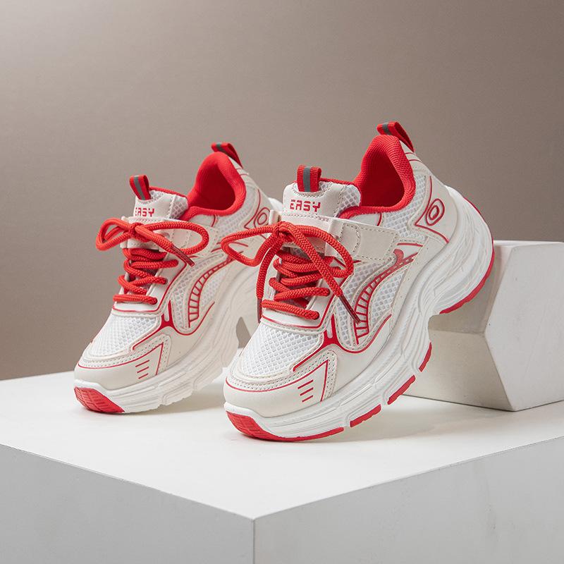 Girls' dad shoes medium and older children's sports shoes 2025 spring and autumn boys' casual shoes fashion trendy children's models