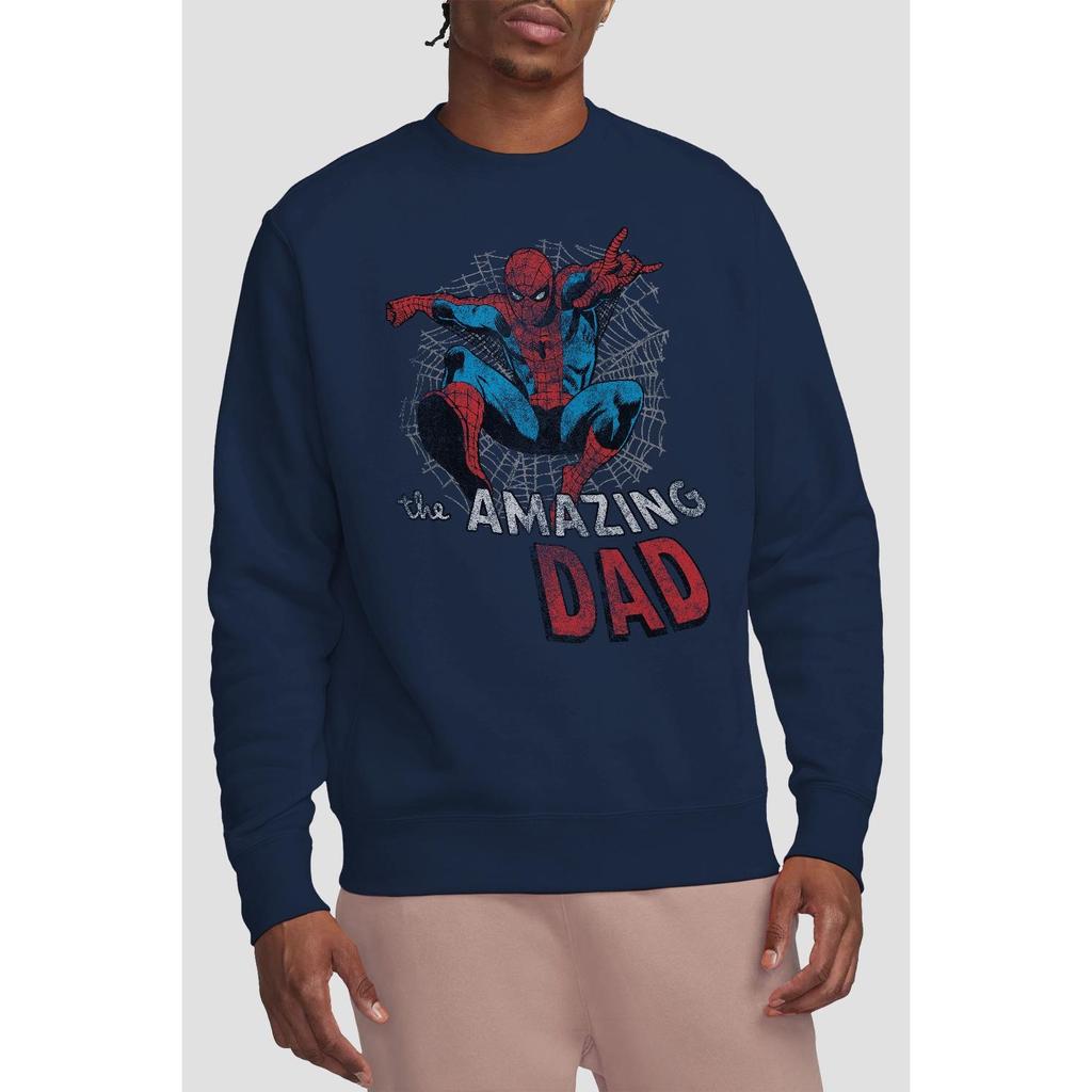 Spider-Man Unisex Adult Spider Dad Fathers Day Sweatshirt