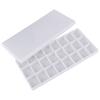 24 Compartments Plastic Paint  , Watercolor Mixing Tray for Students and Artists, Convenient Painting Accessory with 20 Pigment Grids