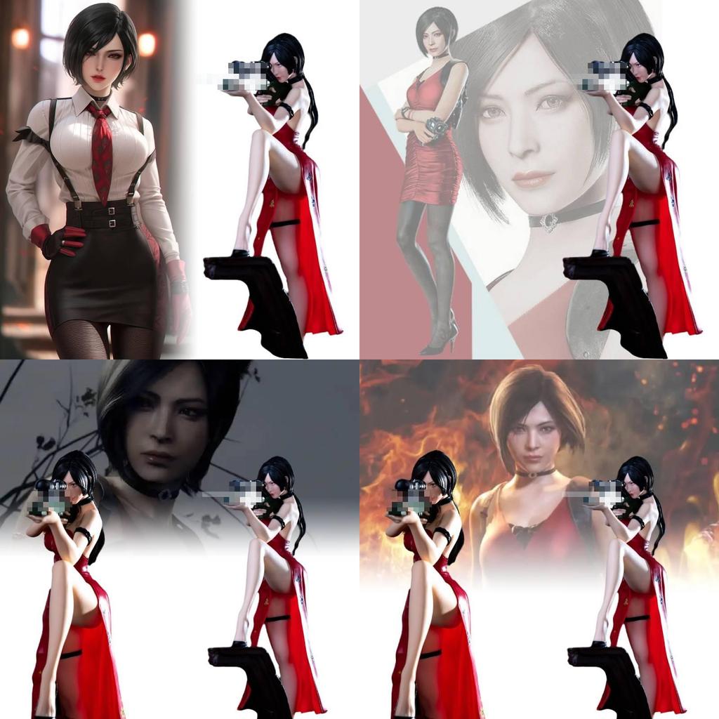 High Quality Resident Evil Ada Wong Hunter Gk Figure Collectible Pvc Model Display Piece