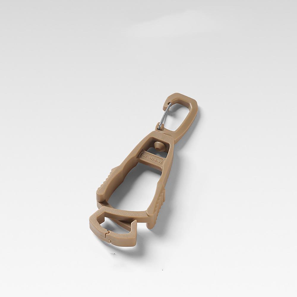 1PC Outdoor Glove Clip Hanger Multi-purpose Anti-drop Hook Clip Holder Plastic Protective Work Gloves Safety Clamp Camping Tools