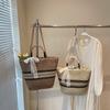 Summer Large-capacity Straw Woven Bag Women's New Beach Woven Handbag Commuter Tote Bag Bucket Bag