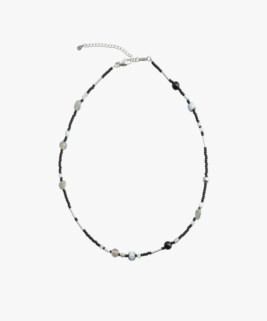 Riomeu Blanc Noir Venezia Necklace 2Mm : Radiant053