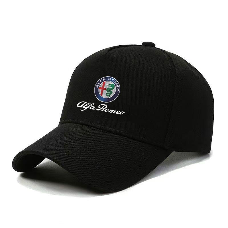 UHFO9 Sun Hat Printed Baseball Cap Fashion Hats Casual Cap Car Stickers For Alfa Romeo Giulia Giulietta Tonale MITO Stelvio Brera 147