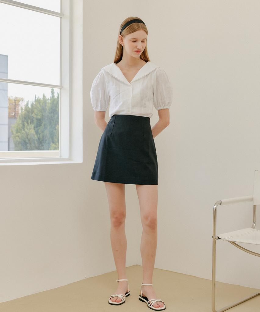 Yeoppe Line Basic Skirt_Black