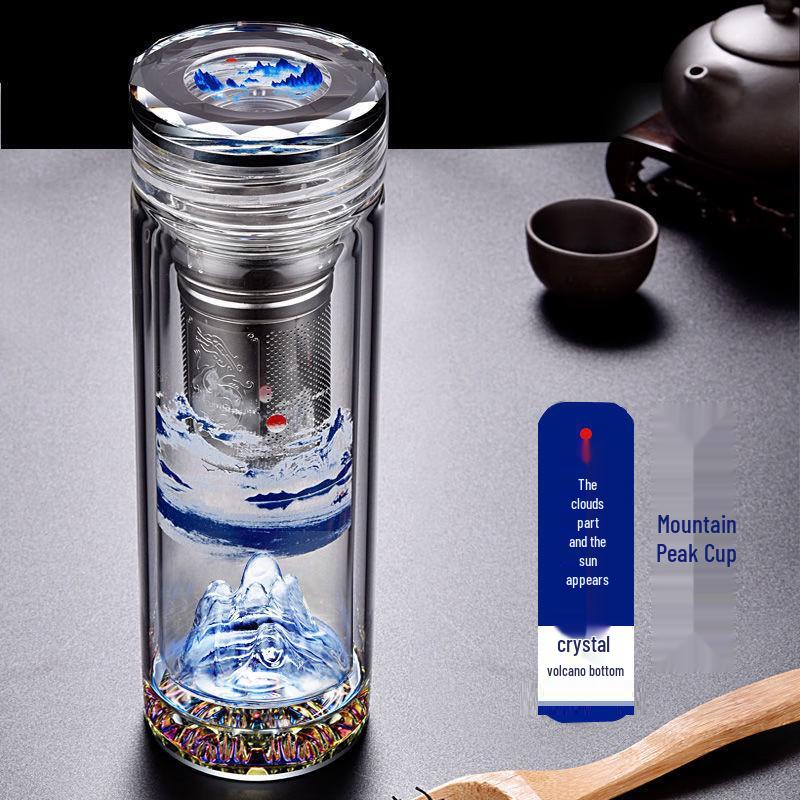 Yisijia Double-Layer Tea Infuser Glass Bottle