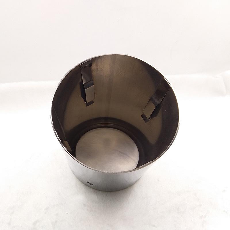 Silver Exhaust Muffler for 12-14 Malibu, Lynk & Co 02, Straight-Through Tailpipe