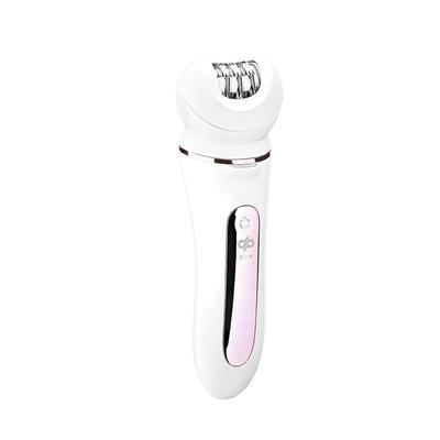Tiefenhaarentferner 5in1 Mehrzweck-Haarentfernungsgerät Home USB-Aufladung, 1 Stück, Weiß Rosa