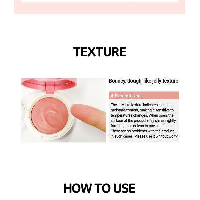 HOLIKA HOLIKA - Jelly Dough Blusher - 6 Colors