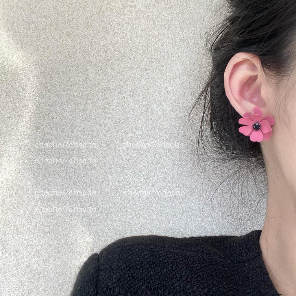 Würziges Mädchen Ohrklemme & Ohrstecker Set: Nischen-Kalter Stil für Frauen, Herbst/Winter 2023