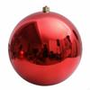 Christmas Ornament with Cap Glossy Reflective Hanging Baubles for Holiday Display