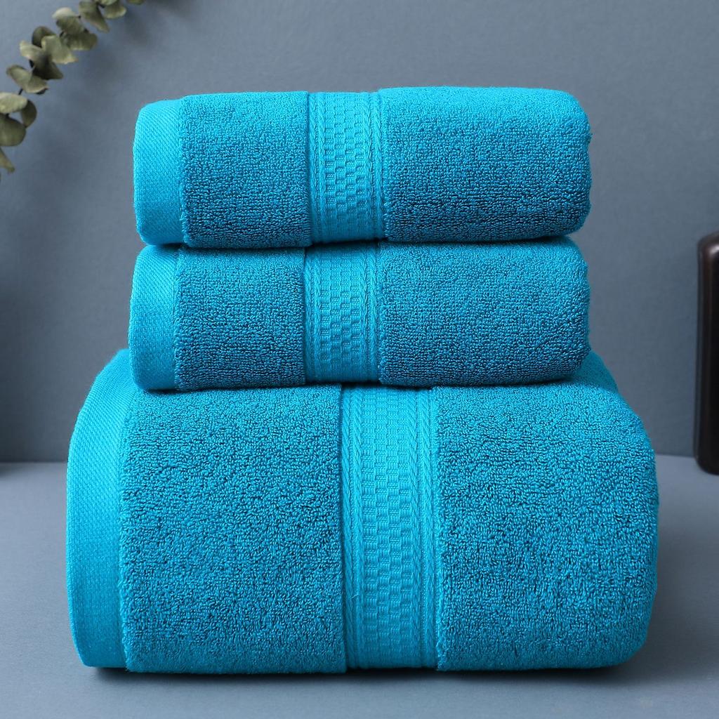 Bath Towels, Towels, Cotton Quick-drying Absorbent Beach Towels, Enlarged and Thickened Hotel Embroidery Logo Gifts