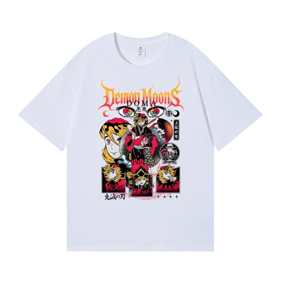 

Demon Slayer Douma Japanese Style Classic Tee High-quality Streetwear T-shirts Suitable for Both Men Women S
