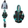 Cozy Anime Hatsune Miku Vocaloid Hoodie With Vibrant 3d Graphic Design For Comfort
