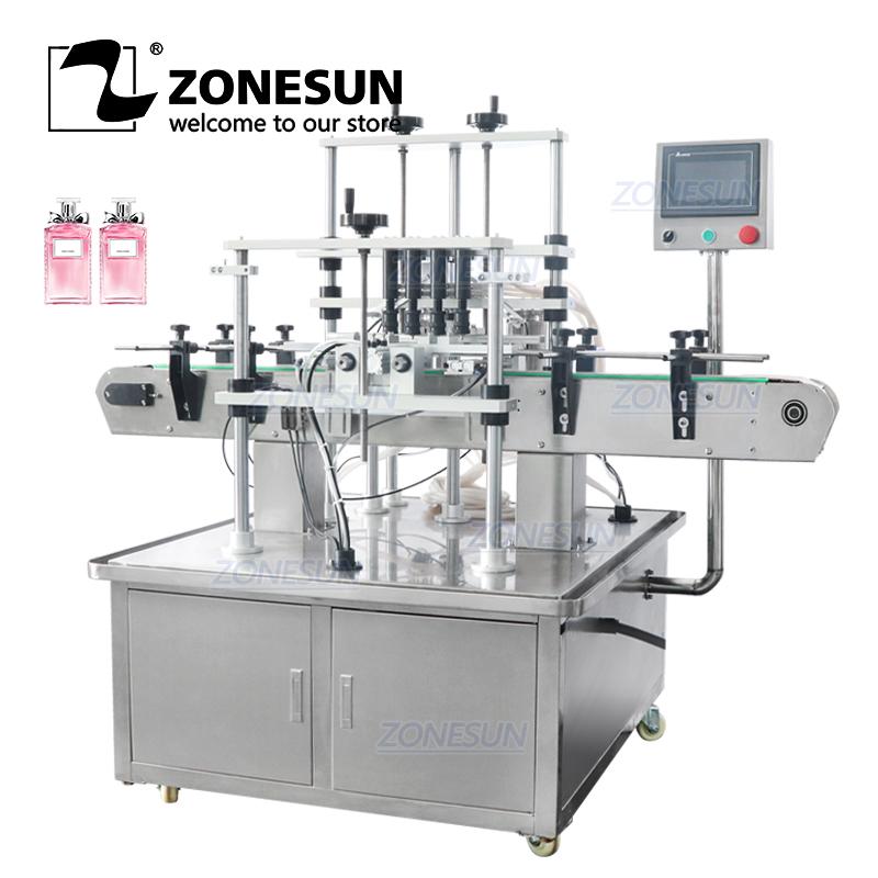 Zonesun ZS-VTZL4A Automatic Vacuum Perfume Filling Machine Fragrance Bottle Filler