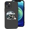 For Philadelphia Fans Football Design Case Compatible with iPhone 14, Slim Fit Soft TPU Protective Rugby Case for 14 6.1 Inch, Eagle