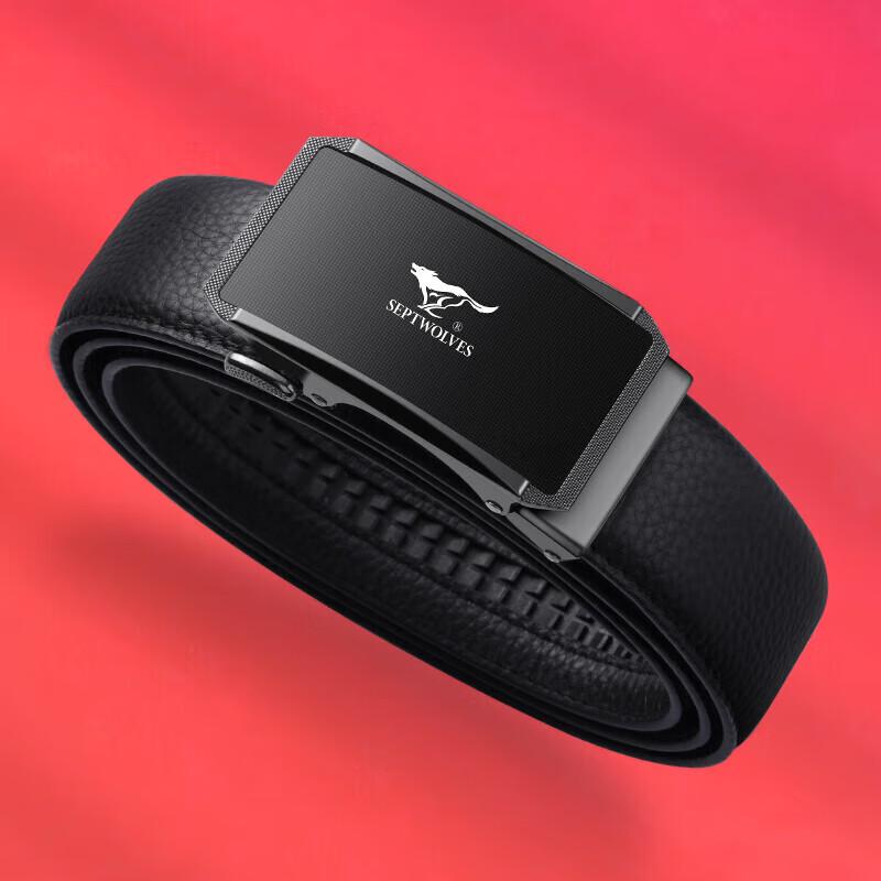 Septwolves Men's Automatic Buckle Leather Belt