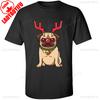 Merry Christmas Tshirt Santa Claus Ride A Motorcycle Funny Unisex T Shirt Christmas Reindeer Pug Dog Women Happy New Year Tshirts
