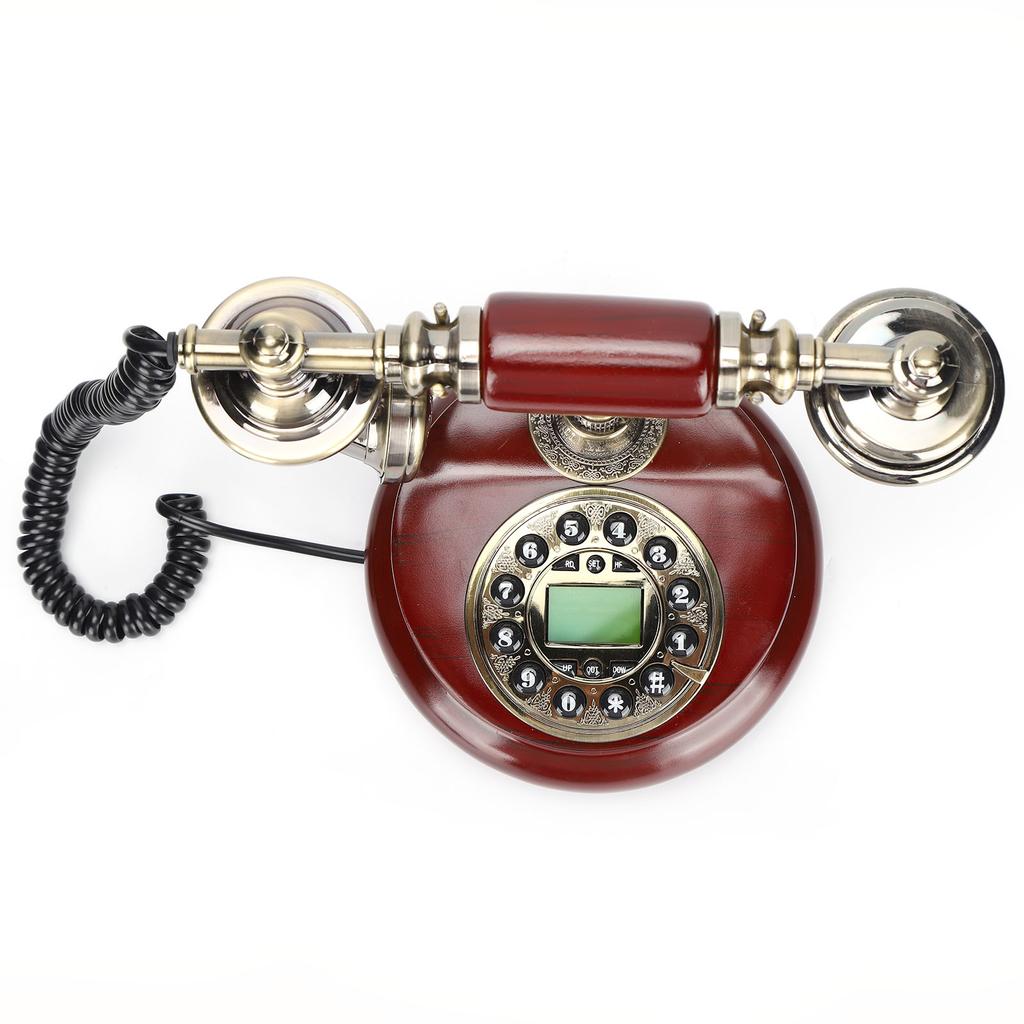 CT‑8026 Retro Landline Phone Wired Old Fashion Antique Telephone Suitable for Home and Office