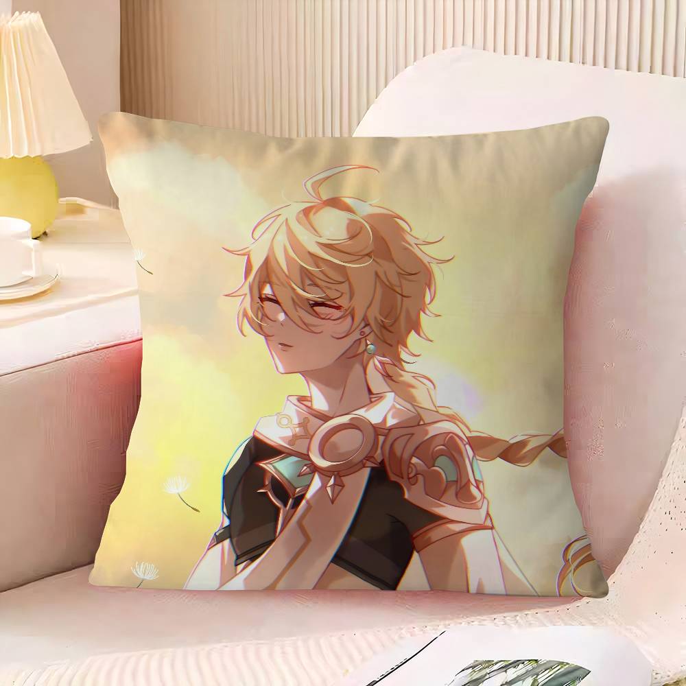 

A-Aether Cushion Cover Car Throw Pillow Case For Sofa Car Christmas Gift 40x40cm 45x45cm 16x16Inch