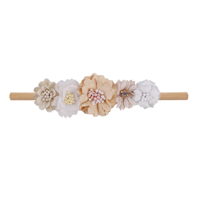 Infant Baby Girls Headbands Flower Children's Hair Bands Elastic Newborn Toddler Headband Hairband Kid Hair Accessories Headwear