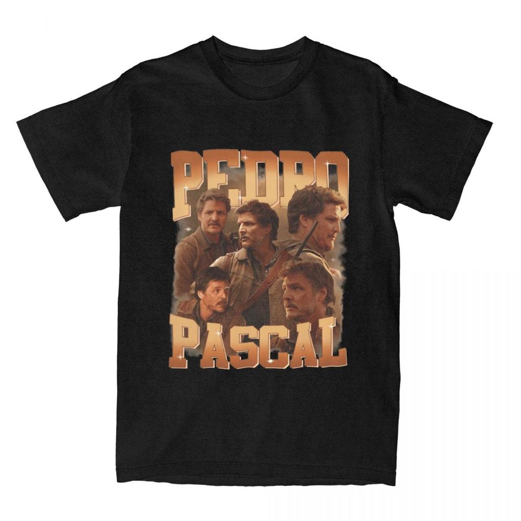 Vintage Bootleg Pedro Pascal T-Shirt Damen 100% Baumwolle Unisex Streetwear Pedro Pascal T-Shirt Übergröße T-Shirt