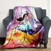 1pc, Disney Aladdin and Princess Jasmine Blanket Home Decorative Throw Blanket for All Seasons, Living Room, Travel, Camping, Car Blankets