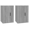 816669 vidaXL Meubles TV muraux 2 pcs Sonoma gris 40x34,5x60 cm