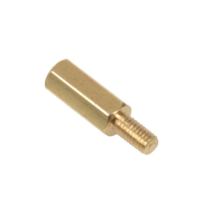 A74E-500 Pcs M3 Male X M3 Female 11Mm Length Brass Screw Thread PCB Stand-Off Spacers