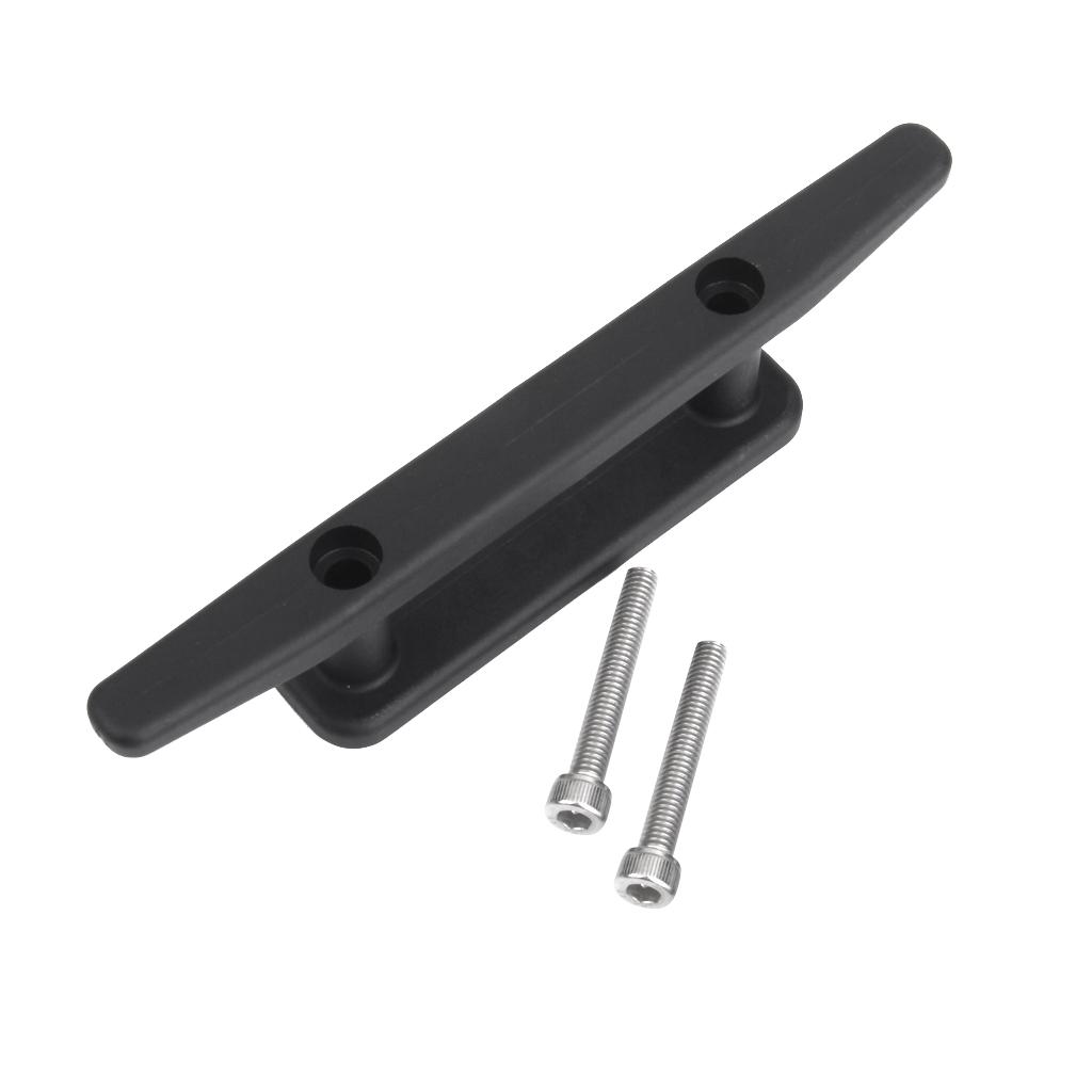 Nylon Marine Boat Kayak Canoe Deck Cleat Mooring Fixed Seat Anchor Black