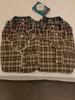 Japanese & Korean Style Couple's Plaid Lace Long-Sleeve Pajama Set