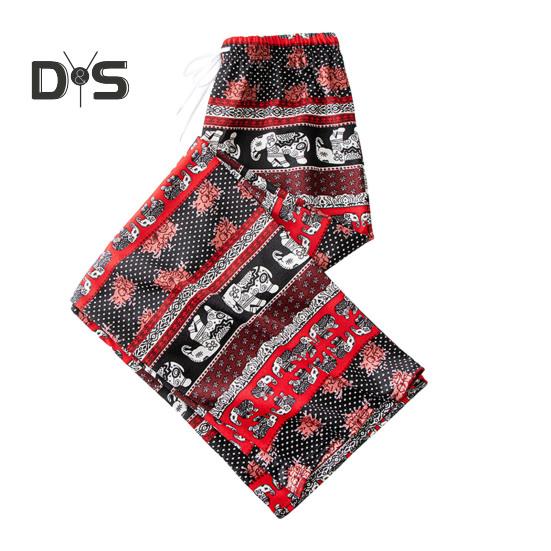 Breathable Casual Pants Full Length Popular Simple Wide Leg Long Trousers
