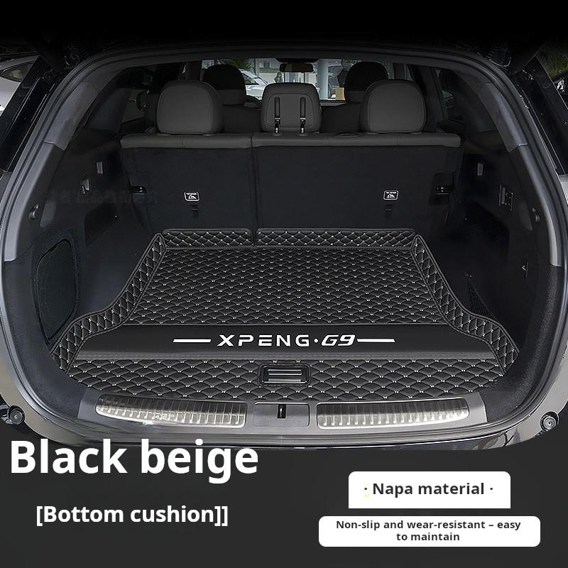 For XPENG G9 2025 2026 Car Styling Fully Enclosed Trunk Pad Leather Trunk Mat Backrest Pad Auto Modification Premium Accessories