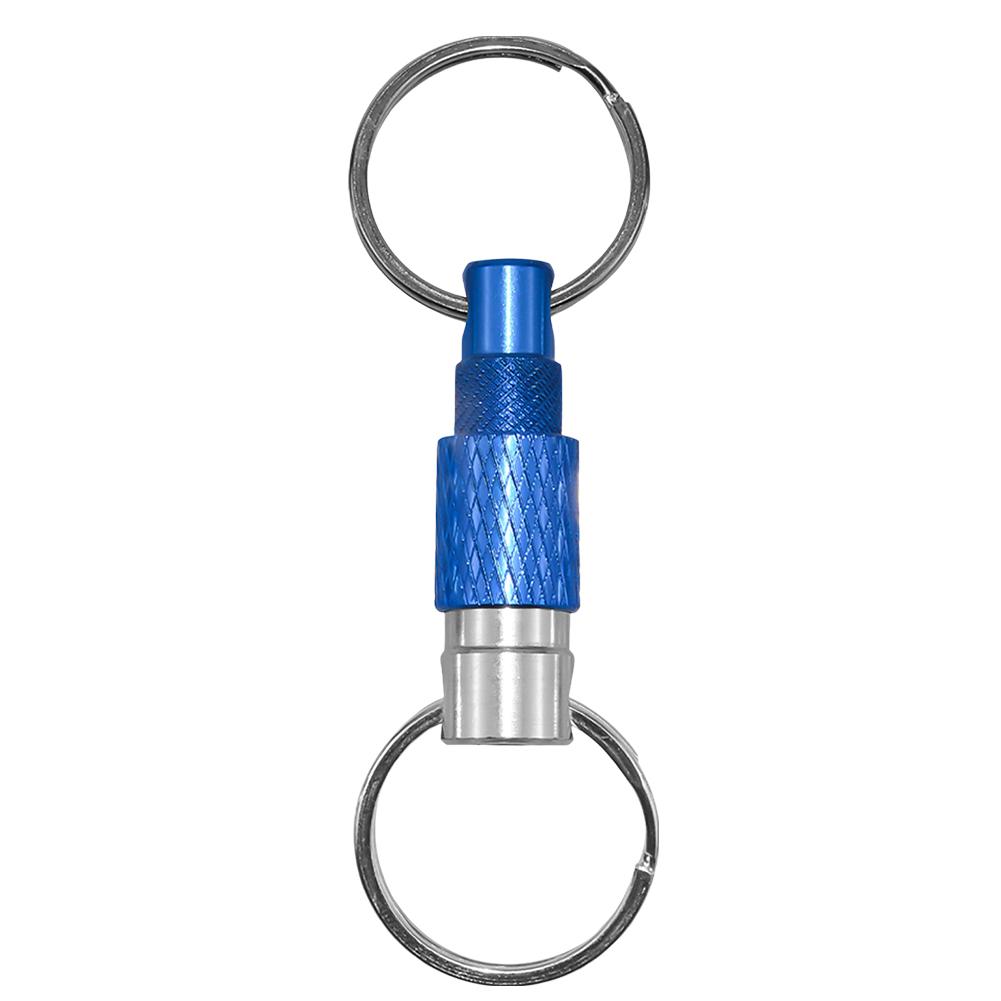 Aluminum Alloy Quick Release Swivel Keychain Detachable Pull Apart Metal Keychain Dual Split Keychains EDC Tool EDC Outdoor Tool