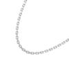 [AWNL] Cut Azuki Chain Premium Sterling Silver Necklace, 61.5cm * 3mm