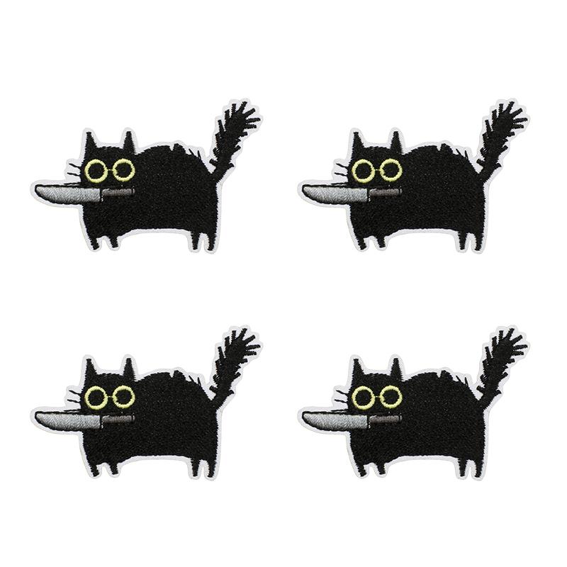 10 Stück / Set Cartoon Tiere Ente Aufnäher Gestickte Aufnäher Zum Aufbügeln Für Kleidung Jacken Jeans Rucksäcke Aufnäher Aufkleber Dekor