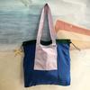 Reusable Foldable Shopping Bag Large Capacity Drawstring Handbag Durable Tote Bag  Outdoor