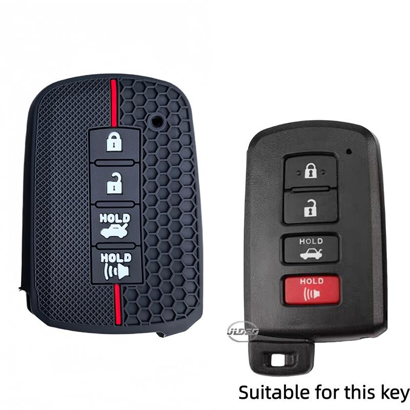 Car Remote Key Case Cover Shell Fob for Toyota Auris Camry RAV4 Avalon Yaris Verso 2012 2013 2014 2015 2016 2017 Accessories