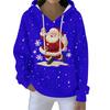 Christmas Hoodies For Women Funny Cute Printed Holiday Sweatshirt Winter Oversized Pullover Tops