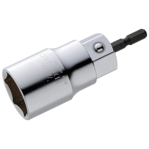 

TOP Compact Socket for Electric Drills, 26mm Diameter, 92mm Overall Length, Hexagonal, for Temporary Fastening, EDS-26C, Made in Tsubame-Sanjo, Japan