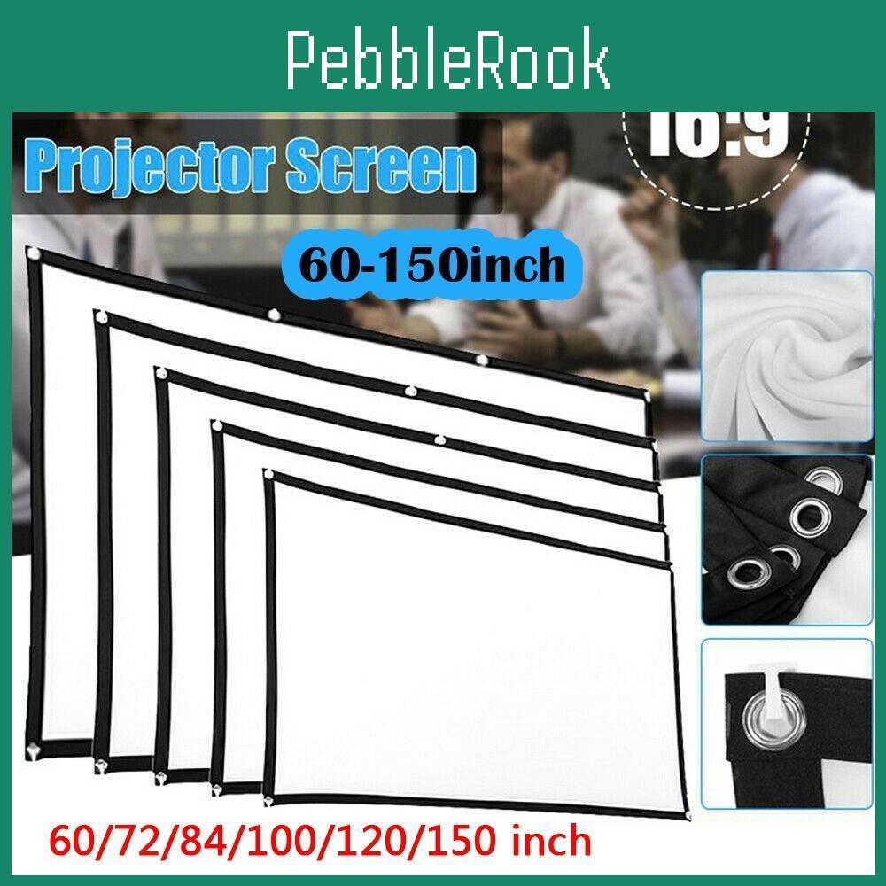 Projector Screen Portable Foldable New Hd Home Theater Outdoor Camping 3d Movie