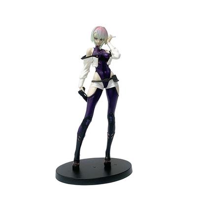 22cm Cyberpunk Edgerunners Anime Figur Hacker Edge Walker Lucy Action Figure Sammlung Modell Puppe Spielzeug