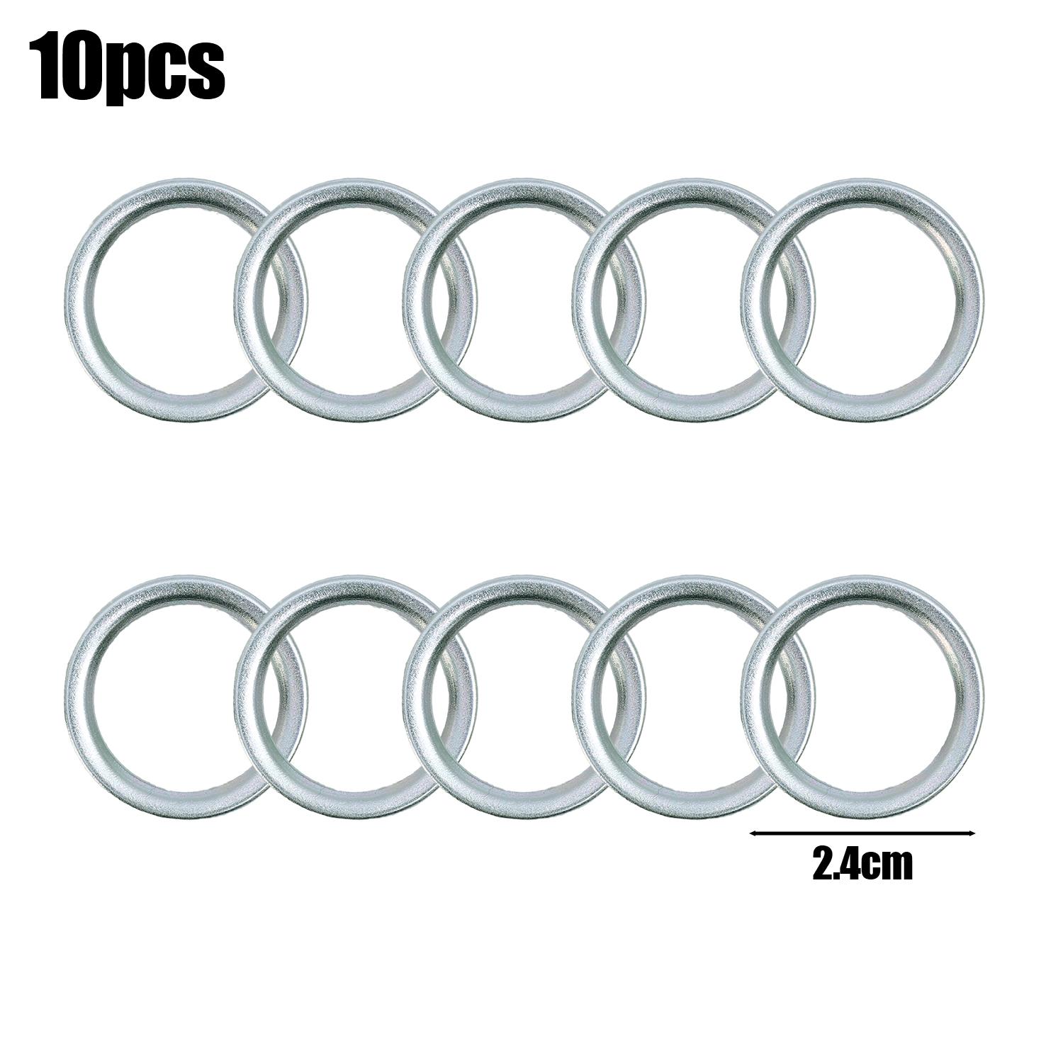 For Toyota Lexus Subaru 12157-10010 Auto Oil Pan Oil Drain Screw Seal Spacers Transmission Drain Plug Gaskets Cars Accessories 10Pcs