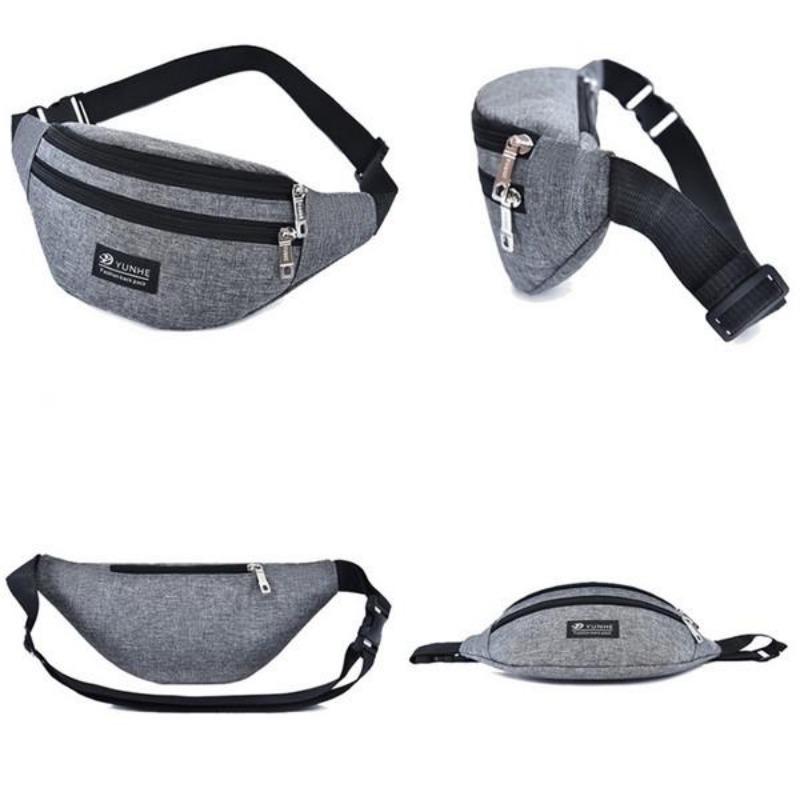 Men Casual Large Capacity Outdoor Travel Hip Purse Sports Shoulder Multifunction Wallet Bag