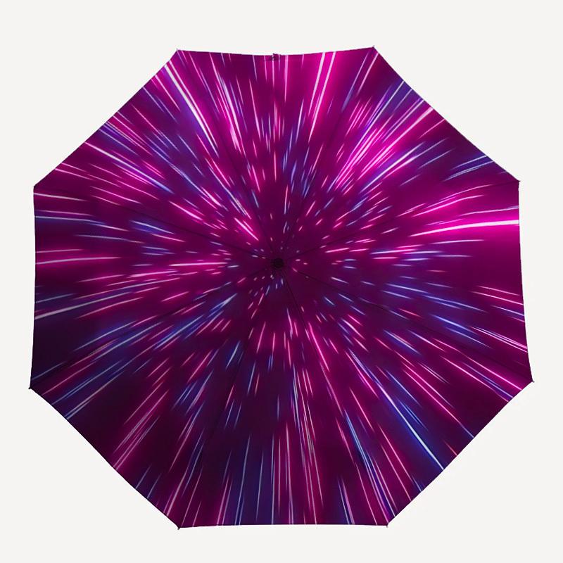 

1pc Nebula Burst Umbrella - Portable Home Essential, Durable Iron Frame with Rod Structure, Fashion Lovers yy250910081