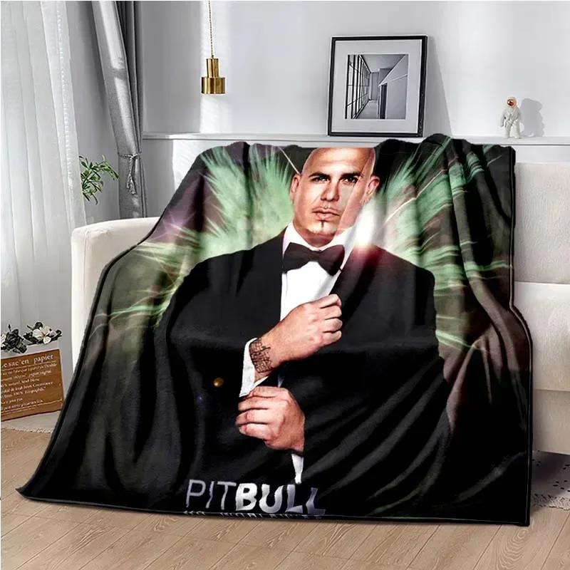 Decke Herr 305 Pitbull MR Worldwide Hippie Poster Gedrucktes Flanellkorn Handtuch Weicher Plüsch Sofa Bett Flauschige Decke