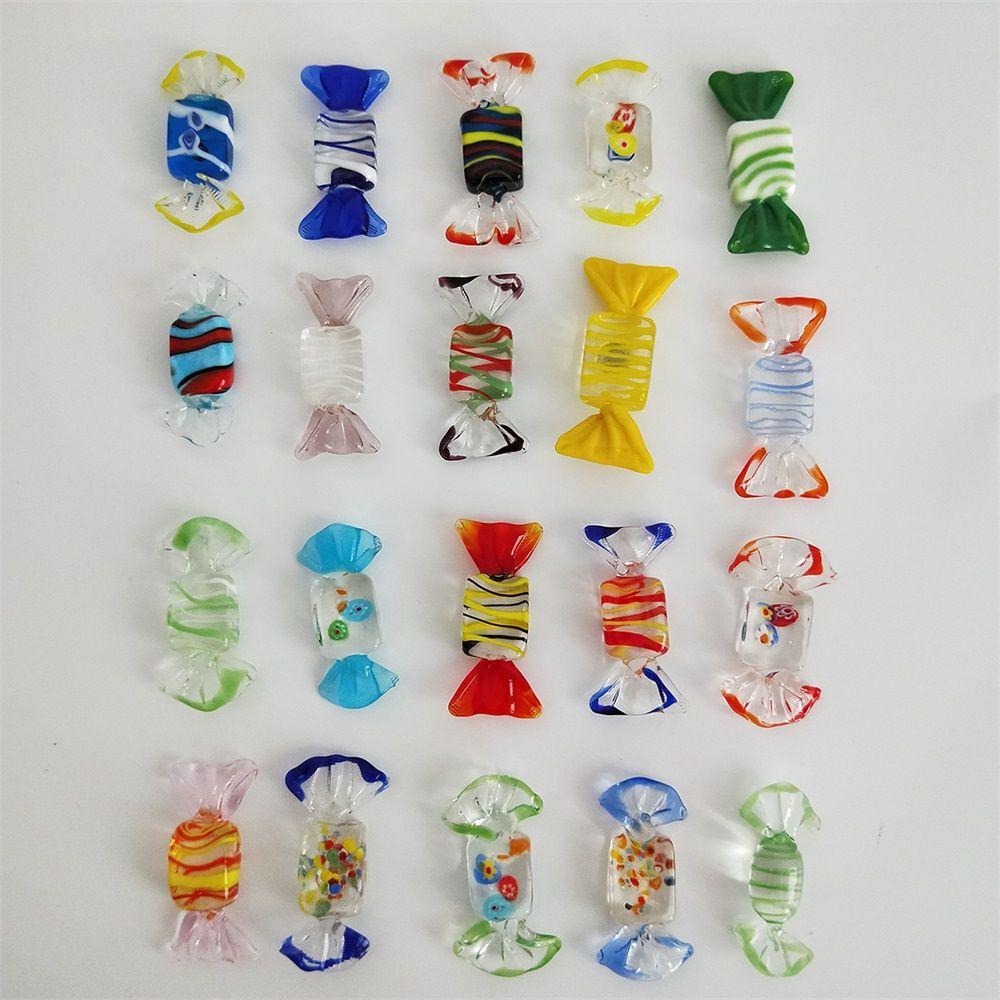 Hochzeitsfeier Festival Dekorationen Kindergeschenke Vintage Murano Stil Glas Süßigkeiten Dekoration Süßigkeiten