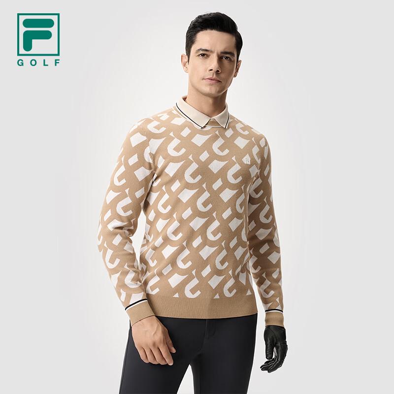 FILA Men s All-over Print Golf Knit Pullover Sweater L
