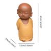 Kleine Mönchsstatue ,Mönchsornament ,Handwerk ,Schreibtischfigur Buddha-Skulptur für Schlafzimmer ,Büro