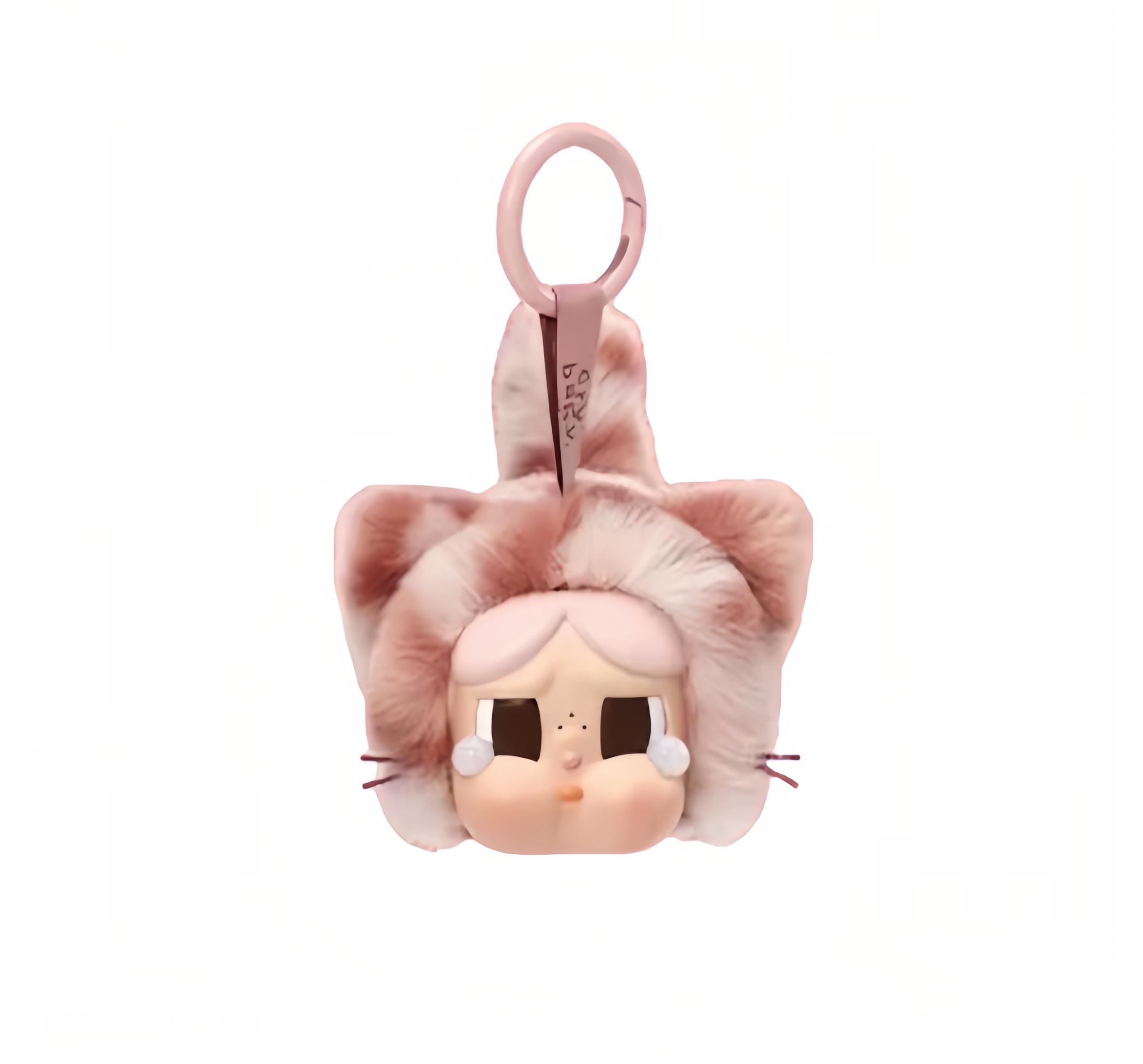 

POP MART CRYBABY Серия «Леопардовый кот» – Плюшевый виниловый сюрприз-бокс – Одиночный/Полный набор из 6 Confirmed-Pink Cutie